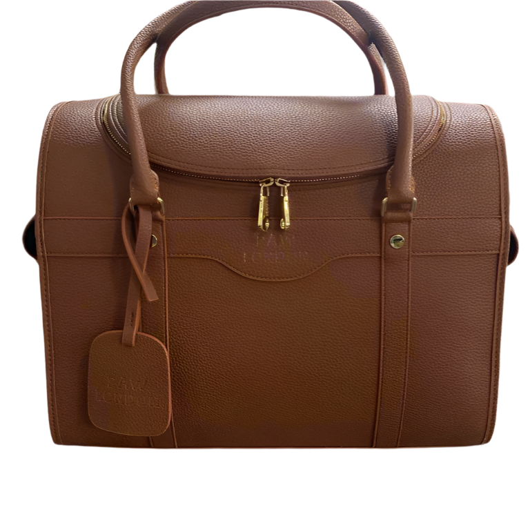 Kelly Airline Approved Pet Travel Carrier Bag | CHOCOLATE š PAW LONDON