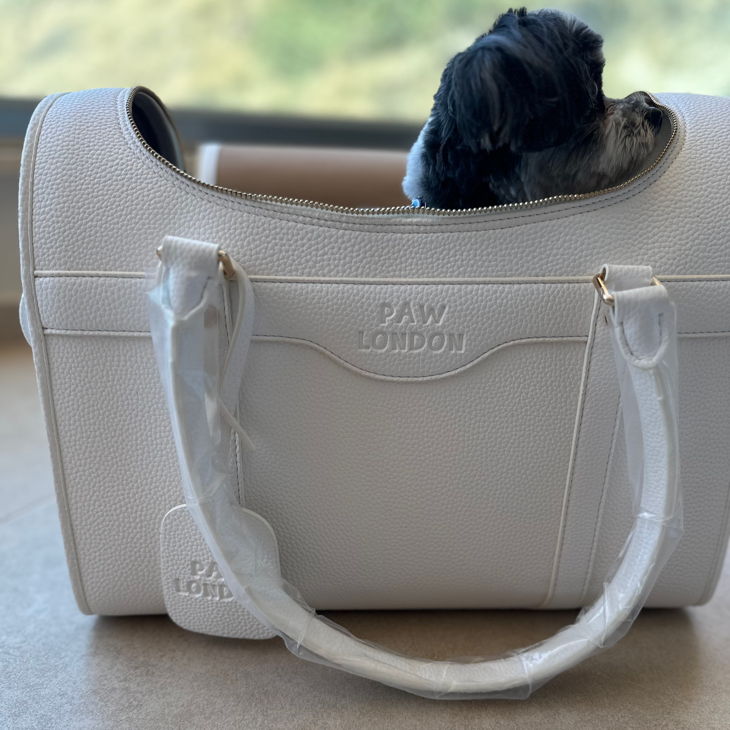 Kelly Airline Approved Pet Travel Carrier Bag | WHITE 🚀 PAW LONDON