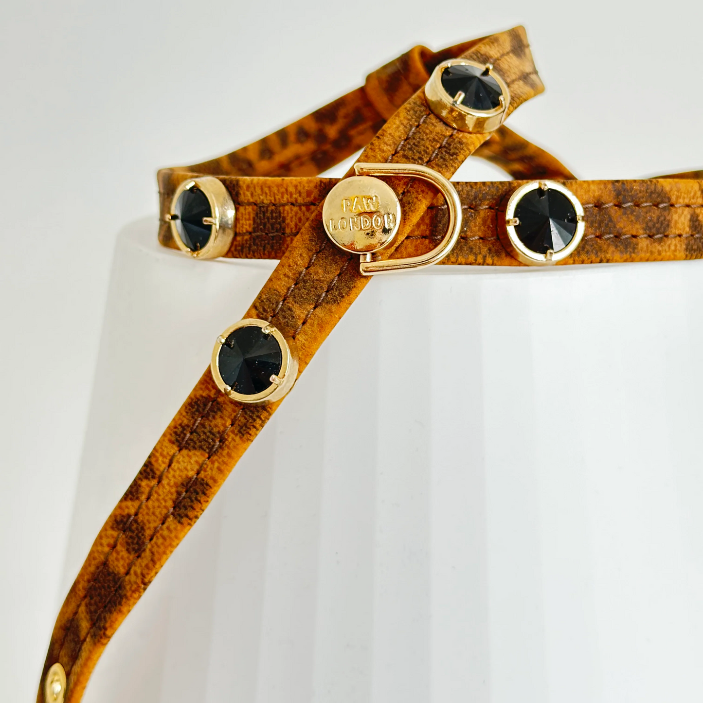 Leopard Swarovski Dog Harness 🐆 PAW LONDON