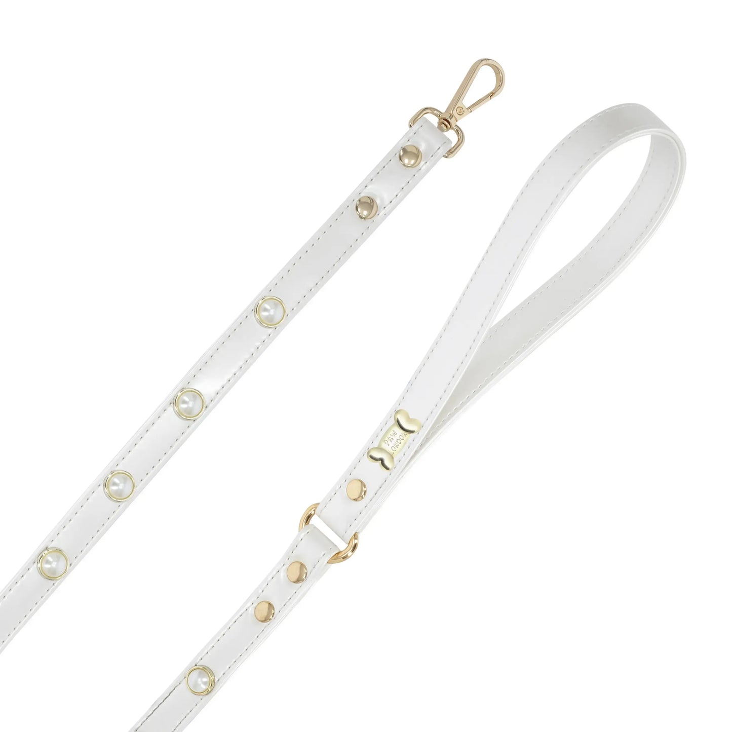 Shelly Pearl Dog Leash PAW LONDON