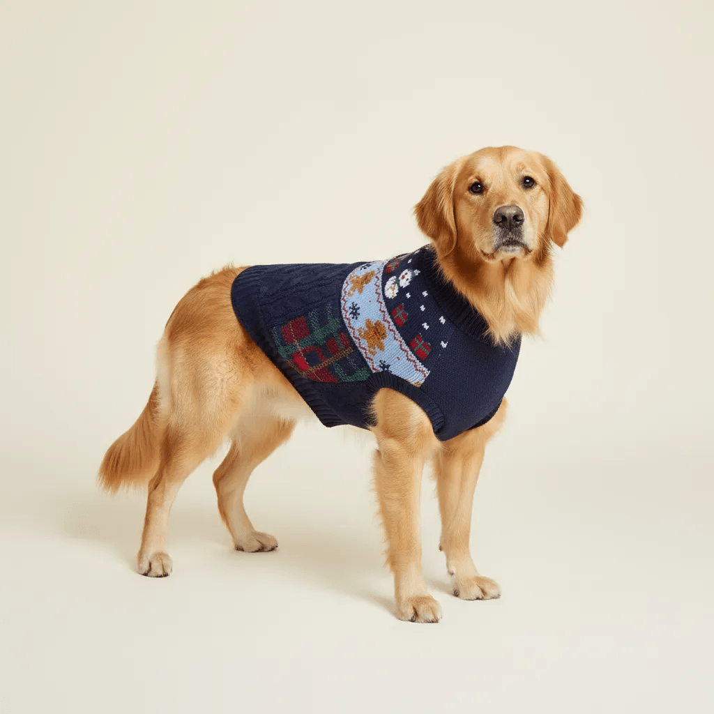 Gingerbread Christmas Dog Jumper 🫚 - PAW LONDON