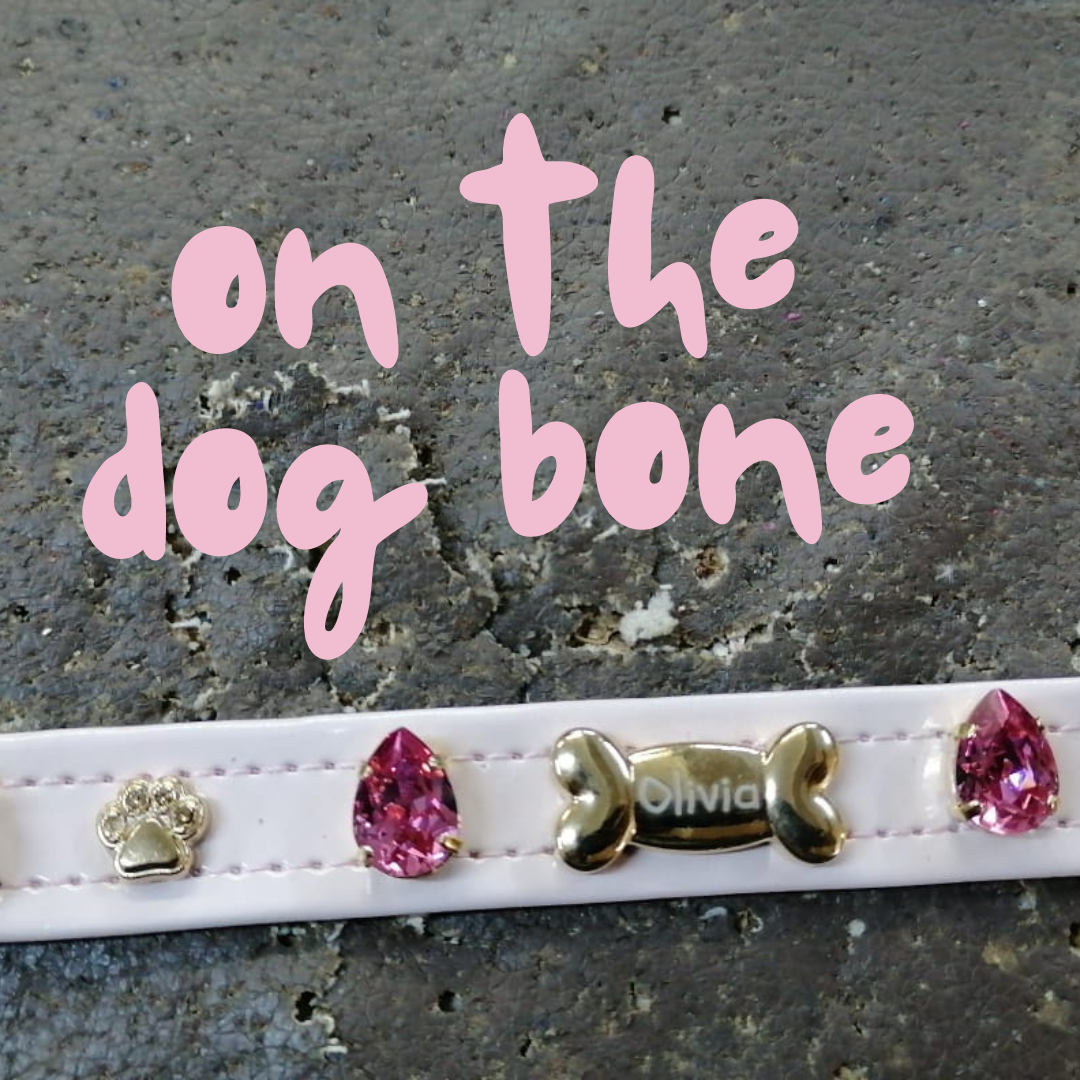 Chelsea Pink Swarovski Dog Collar ð PAW LONDON