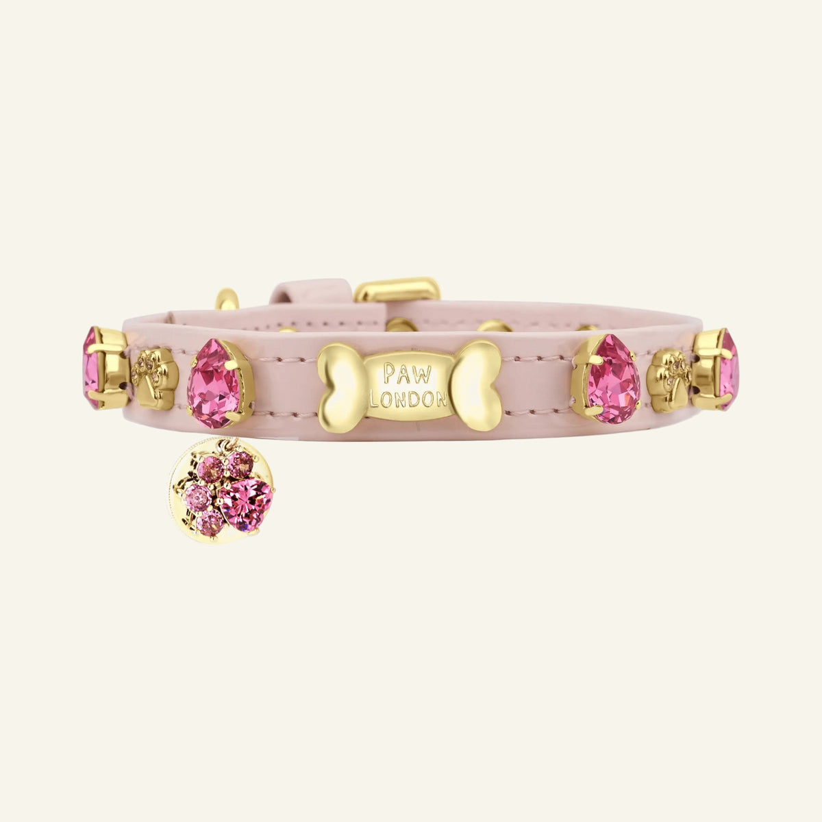 Chelsea Pink Swarovski® Hundehalsband 💎