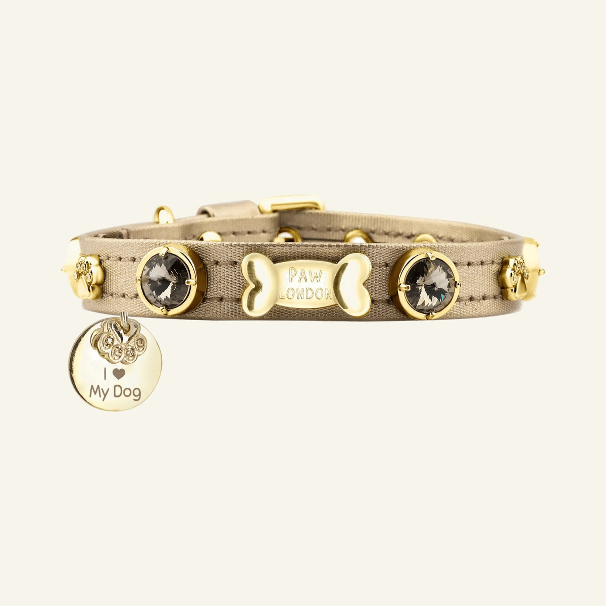 Elizabeth Gold Swarovski Hundehalsband 💎