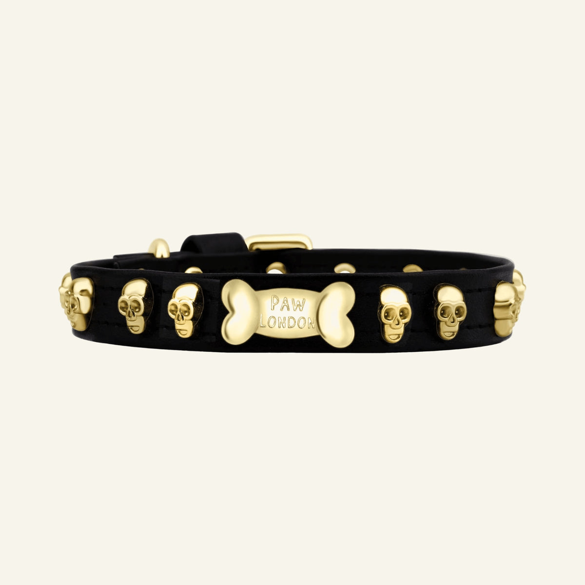 Pawlentino Rockstud Hundehalsband | Rot 🪨