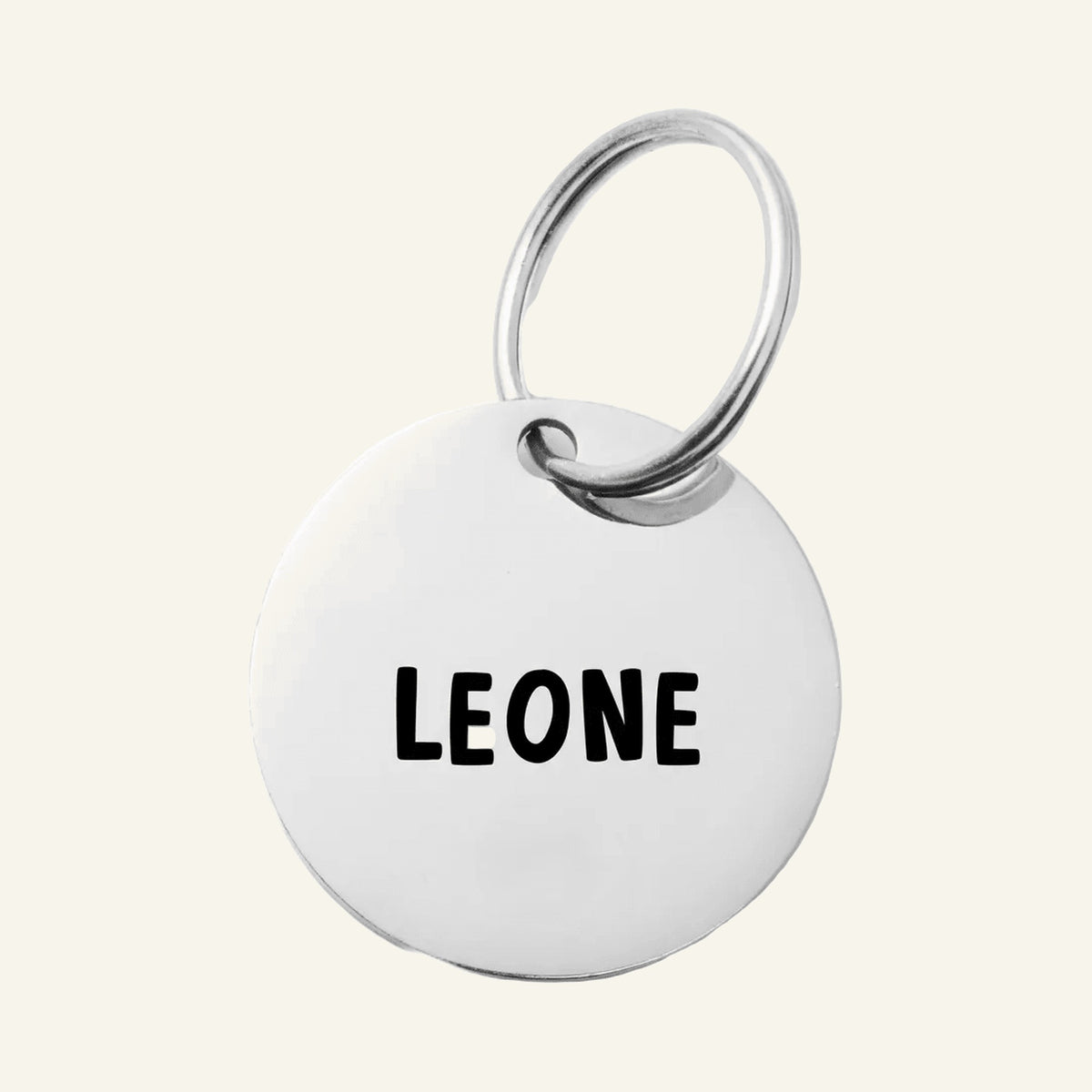 Personalised Pet ID Tag | Silver