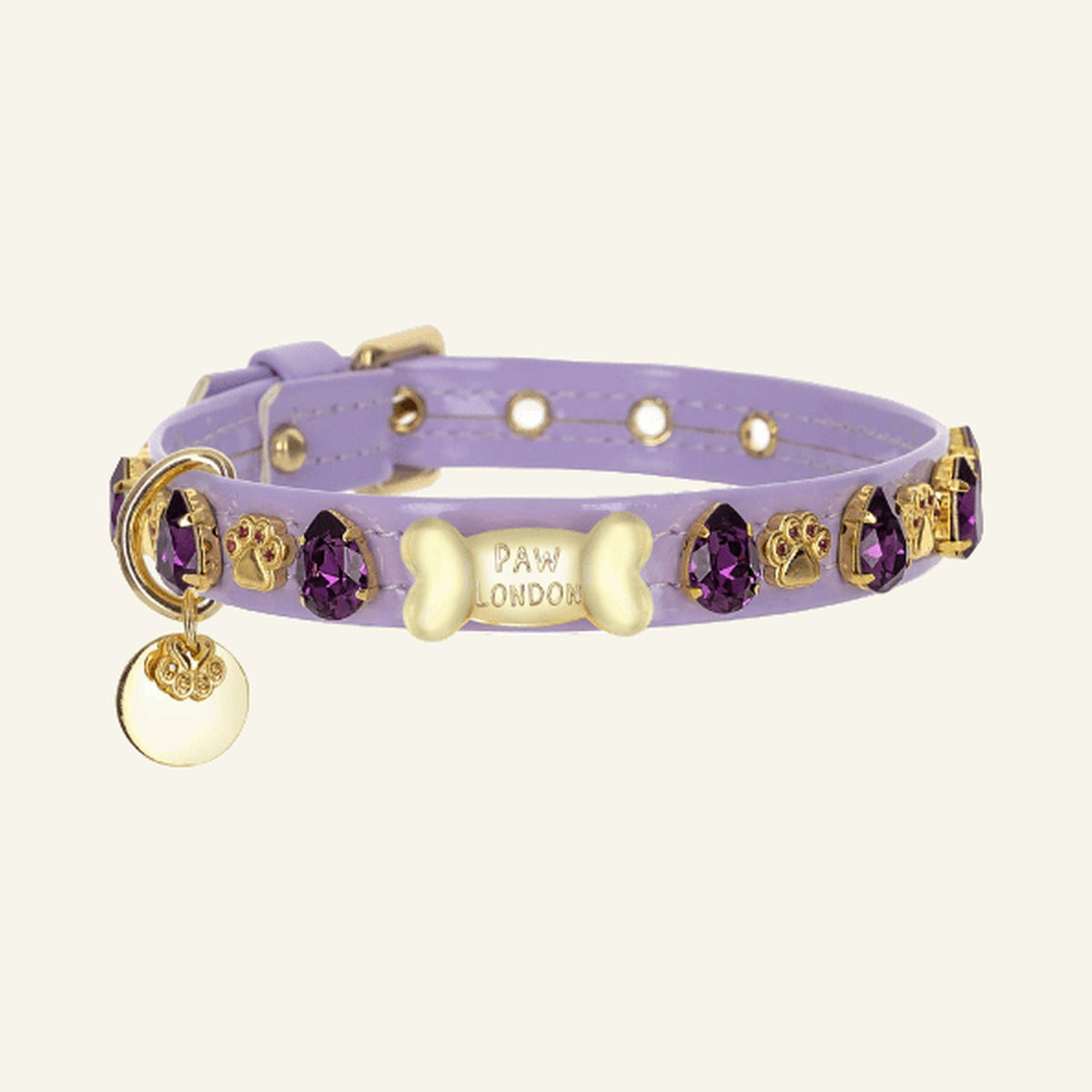 Collier pour chien Swarovski® Lily Purple 💎
