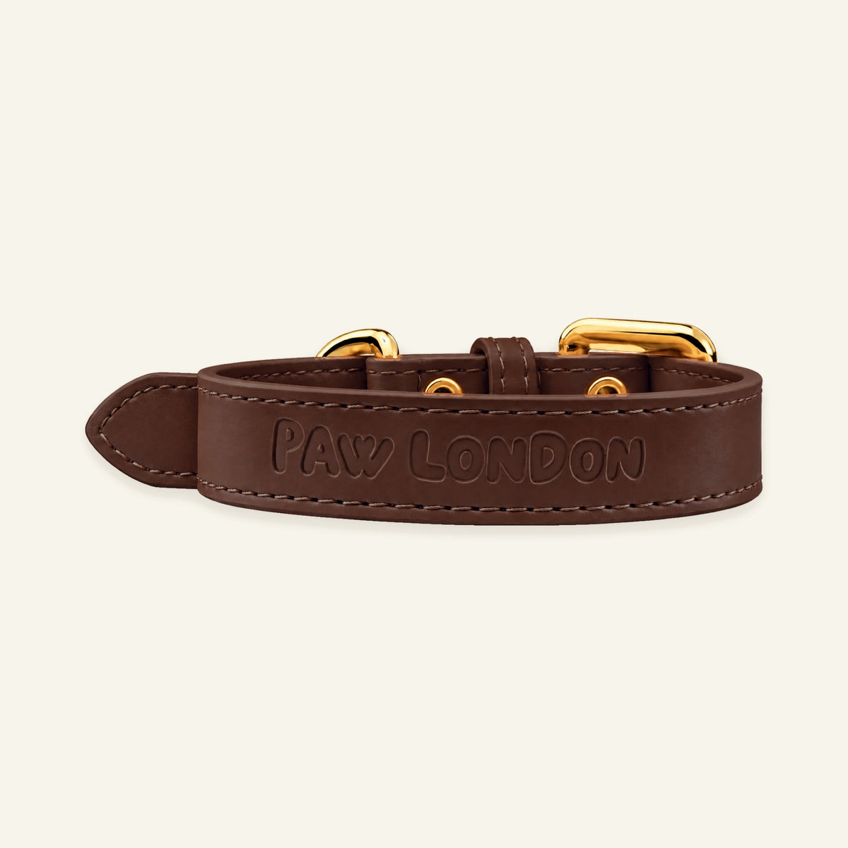 Basic Light Dog Collar | Brown Matte