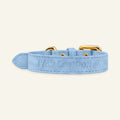 Basic Light Dog Collar | Sky Blue Textured
