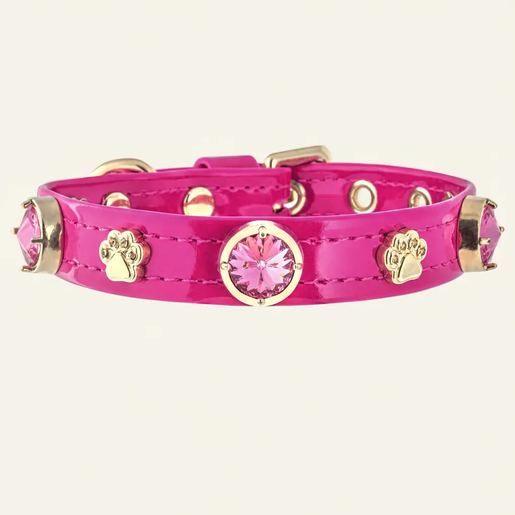 Alice Swarovski® Hot Pink Cat Collar
