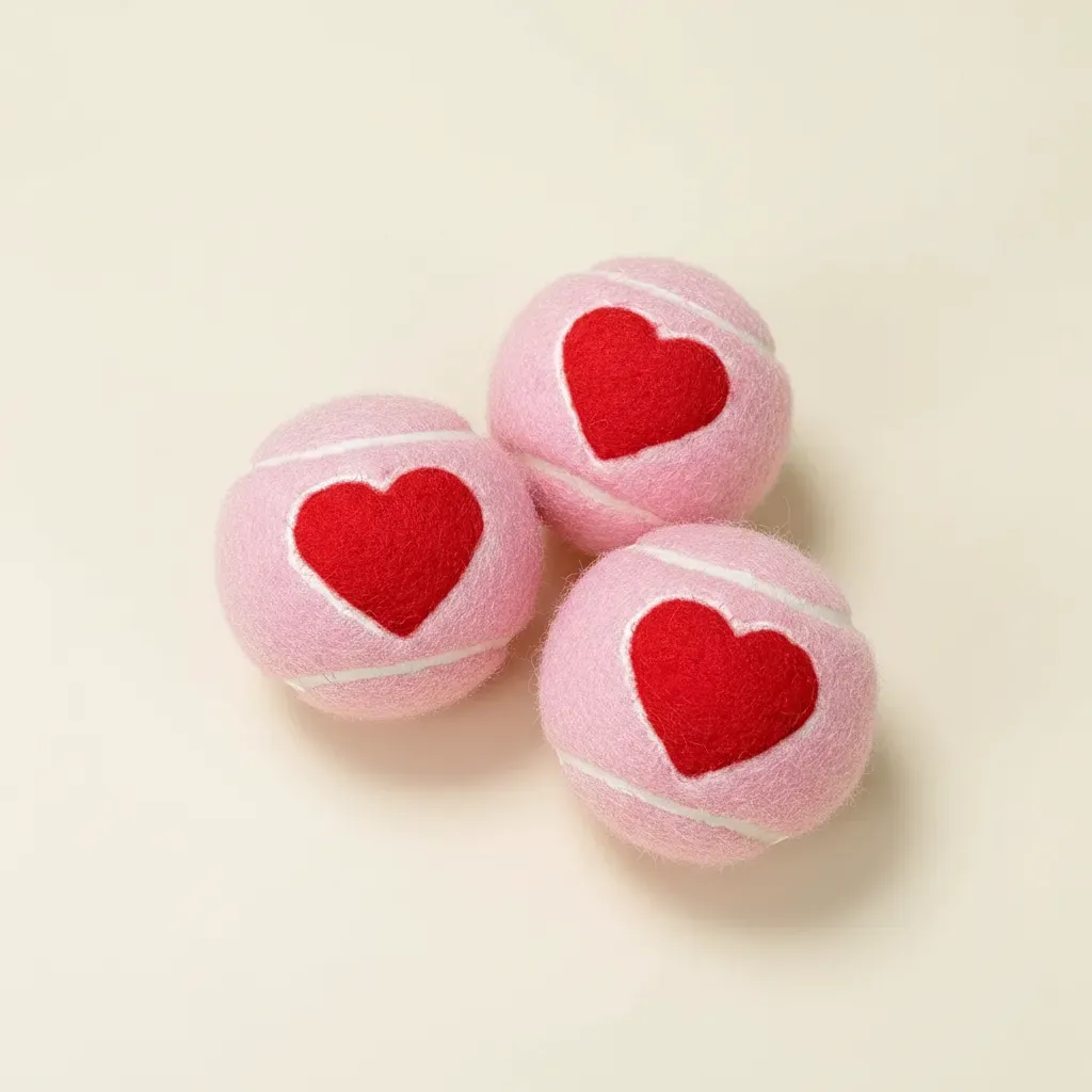 Heart Dog Ball