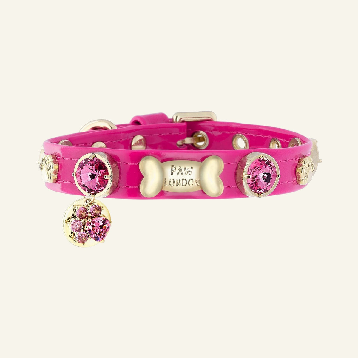 Alice Swarovski® Hot Pink Hundehalsband 💎