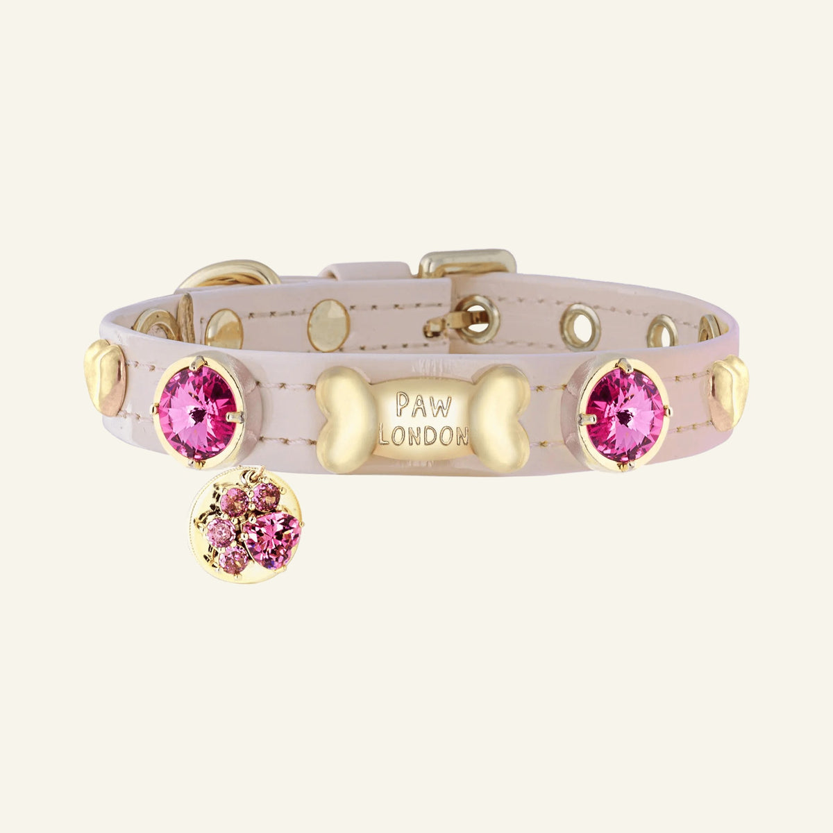 Emma Swarovski® Baby Pink Hundehalsband 💎