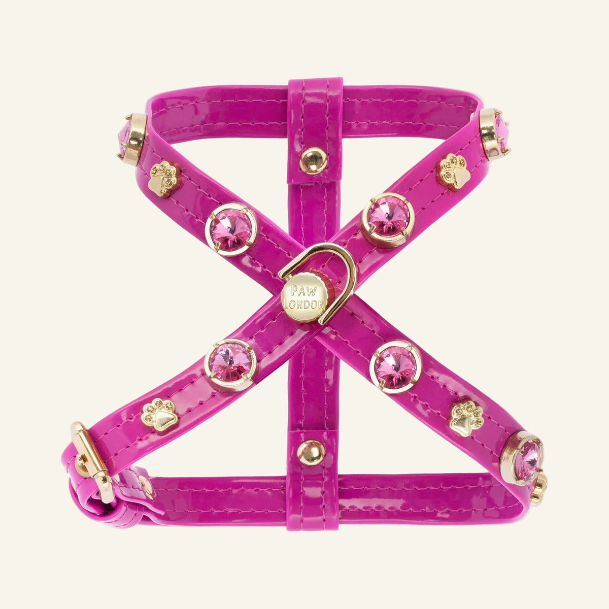 Alice Swarovski® Hot Pink Hundegeschirr 💎