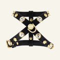 Alex Swarovski® Dog Harness | Black - PAW LONDON