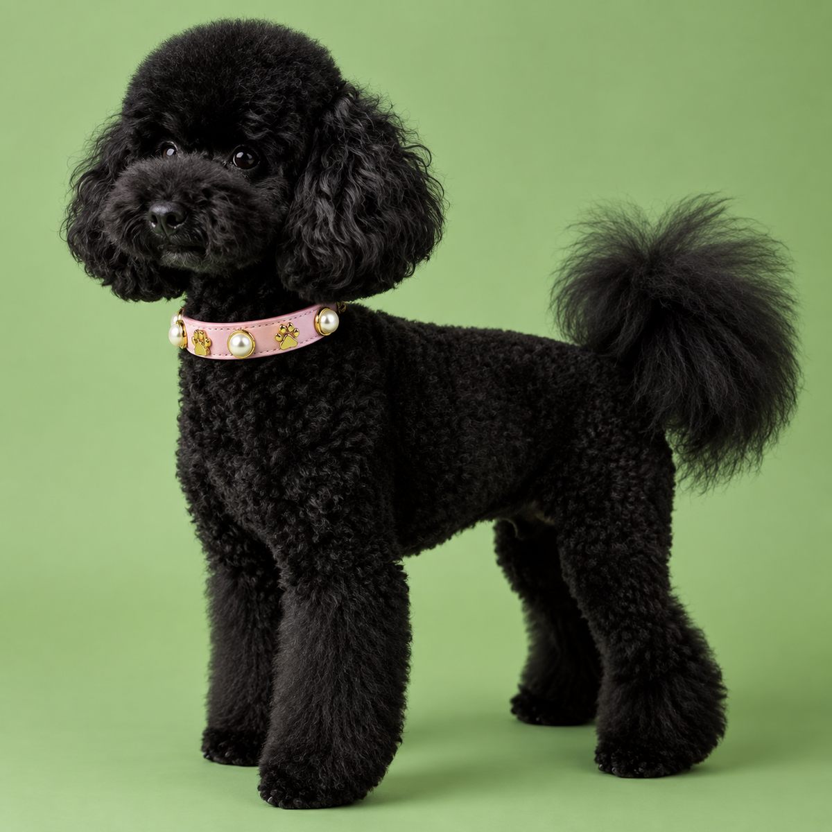 Shelly Pearl Dog Collar | Soft Pink