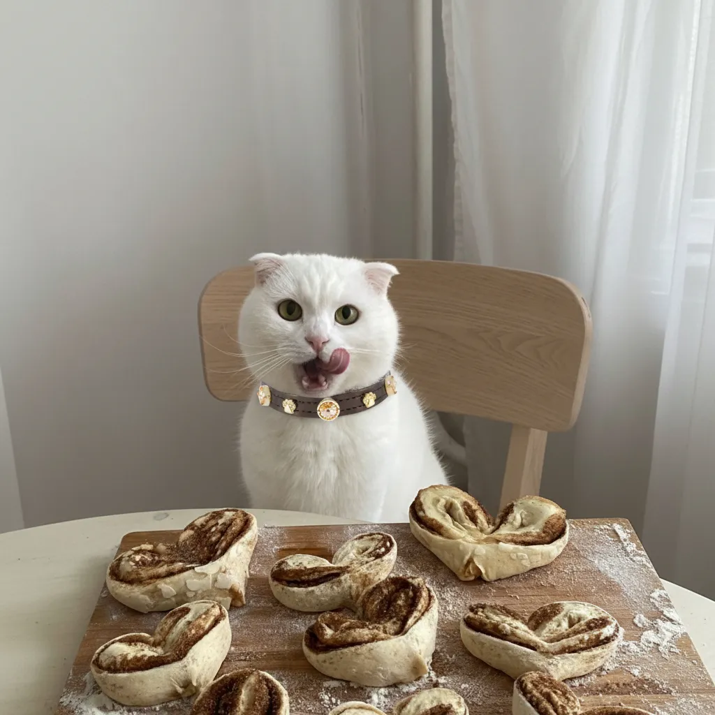 Espressofarbenes Swarovski-Katzenhalsband in Braun