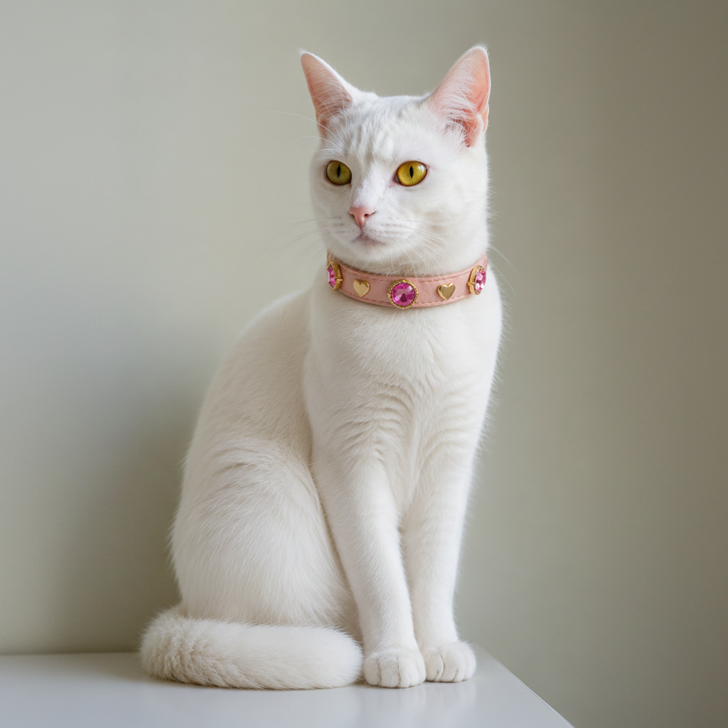 Emma Swarovski® Cat Collar | Baby Pink