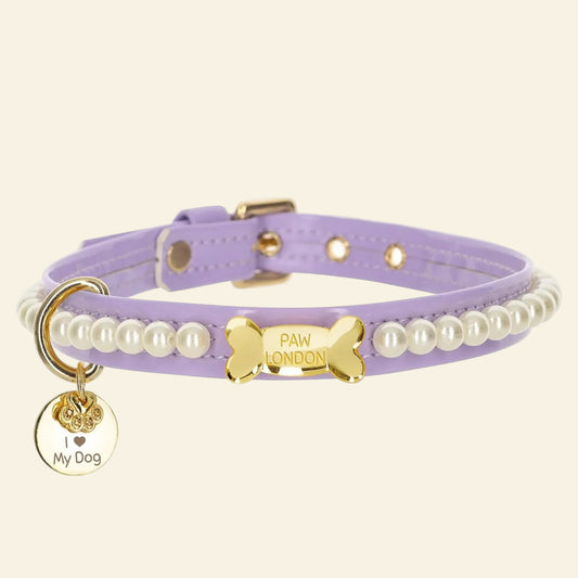 Diana Pearl Dog Collar White 🤍 (Copy) PAW LONDON