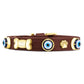 Evil Eye Dog Collar Chocolate 🧿 - PAW LONDON