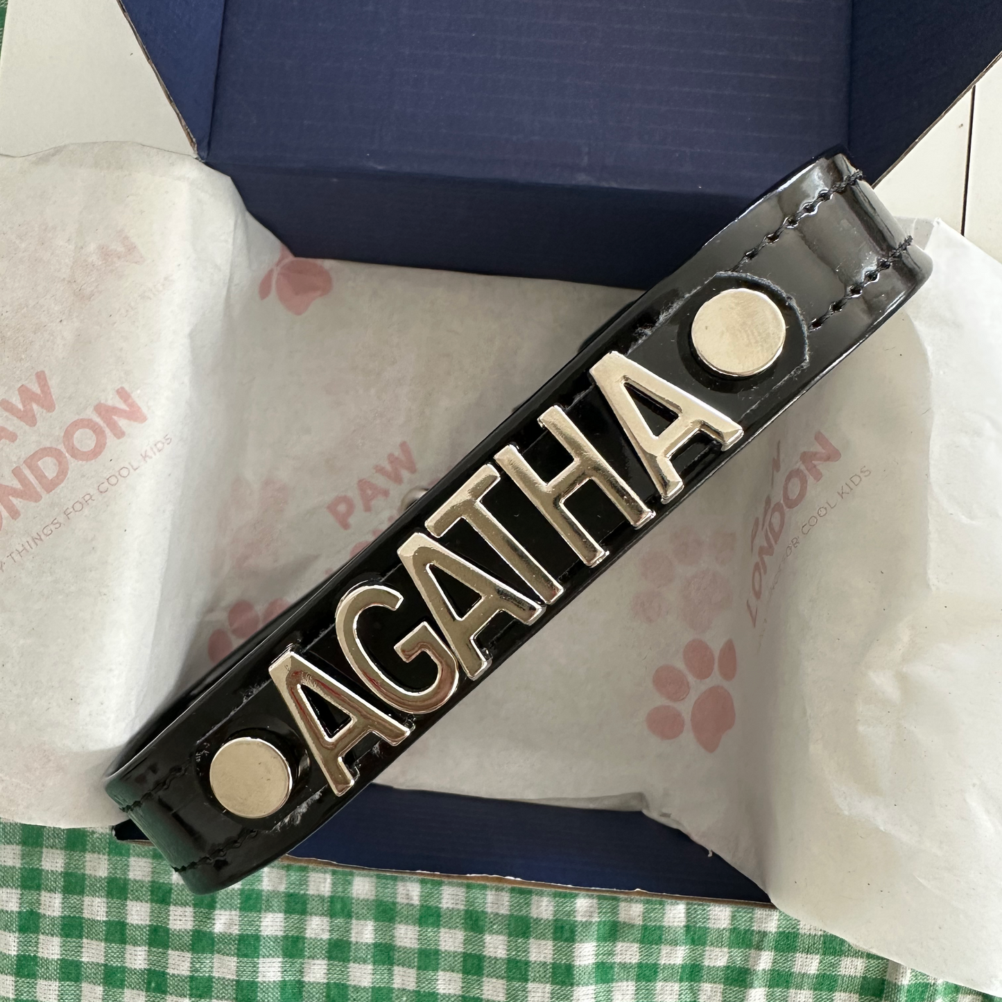 Personalised Collar | Write Your Pet's Name ★ PAW LONDON
