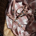 Suede Evil Eye Dog Collar | Sugar Pink 🦄 PAW LONDON