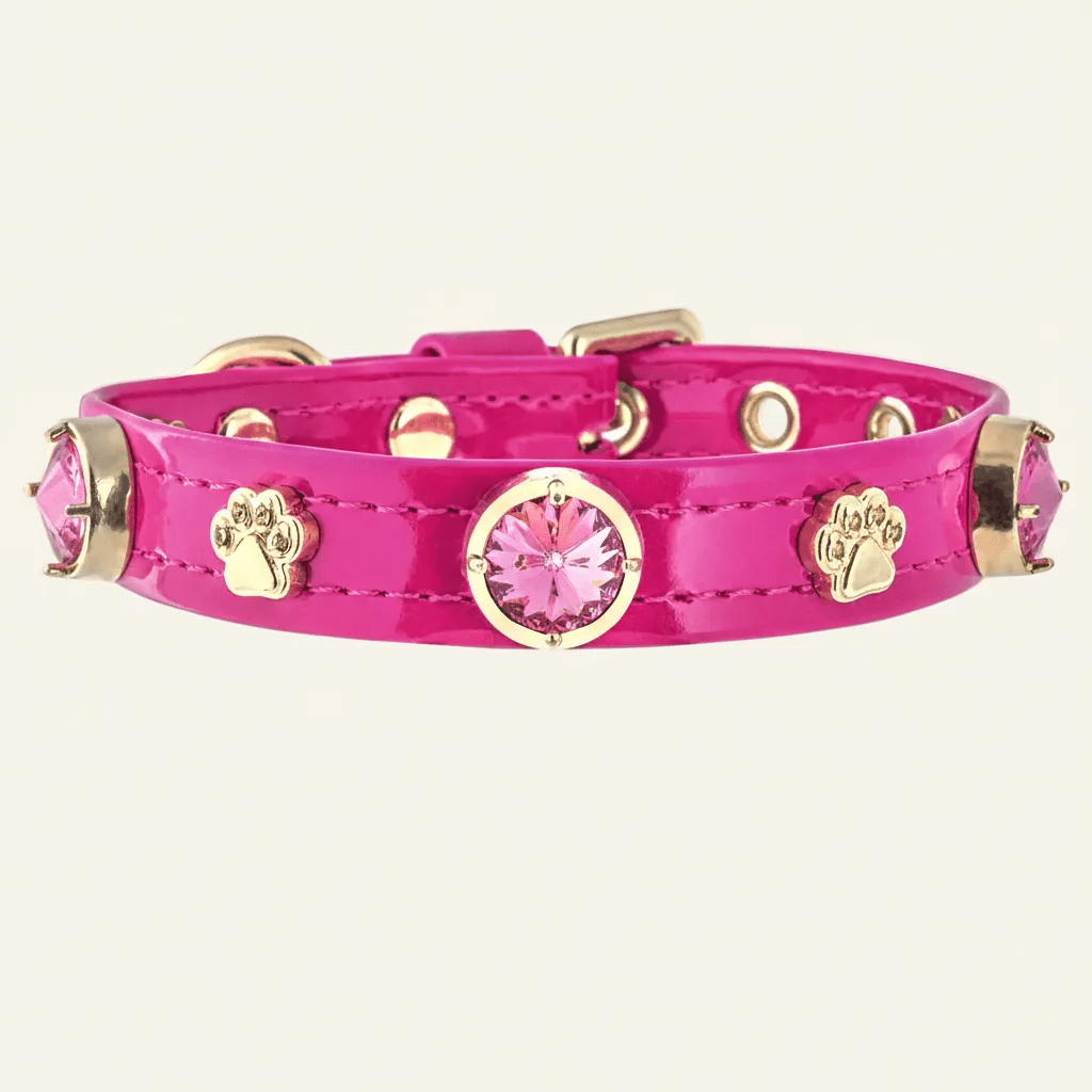 Alice Swarovski® Hot Pink Cat Collar - PAW LONDON