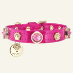 Alice Swarovski Hot Pink Cat Collar - PAW LONDON