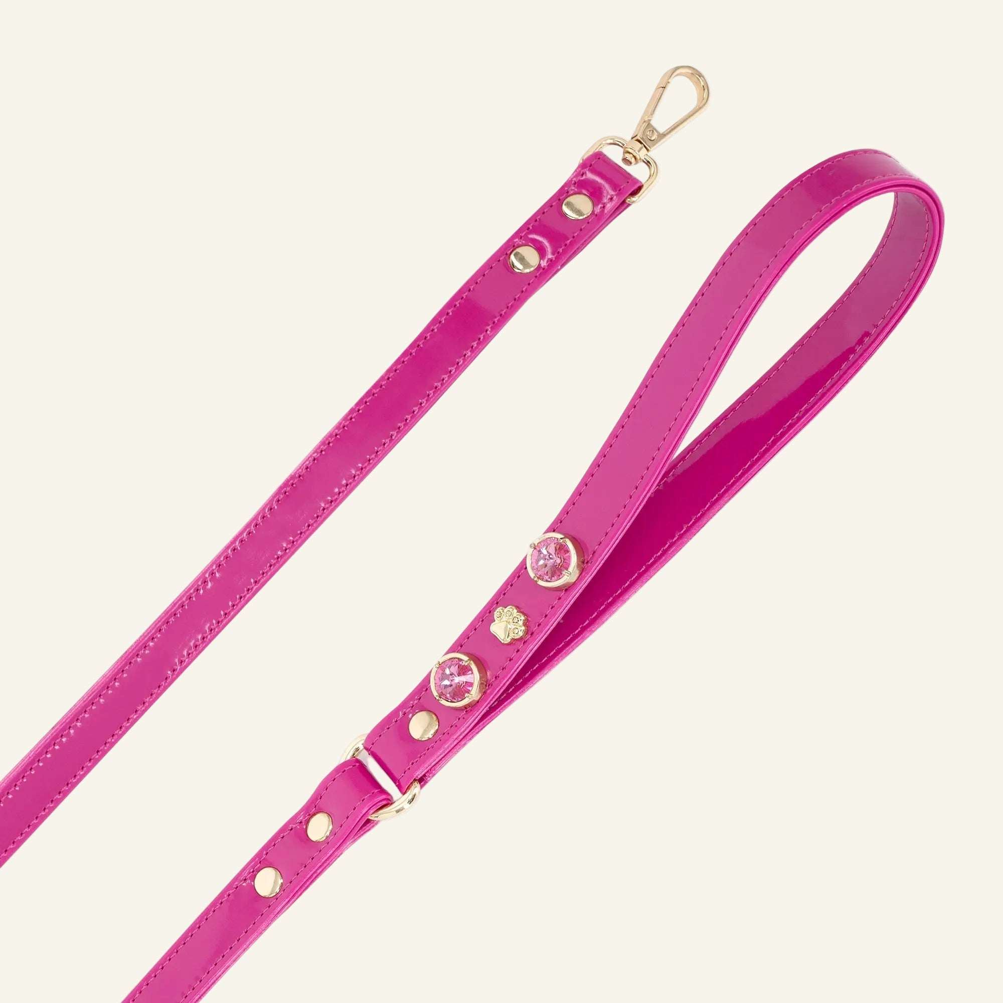 Alice Swarovski Hot Pink Dog Lead 🐩 - PAW LONDON