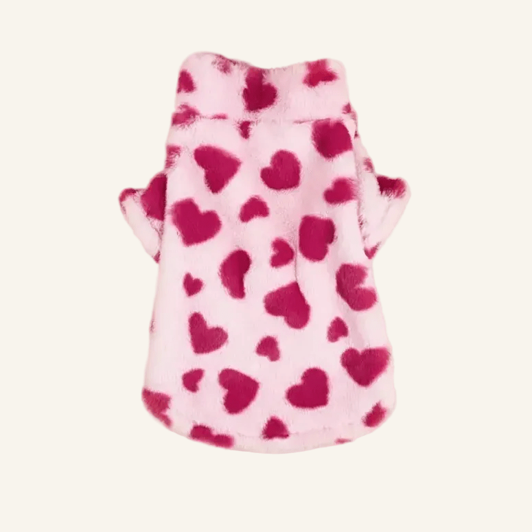 All Over Heart Dog Fleece 💓 - PAW LONDON