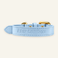Basic Light Dog Collar | Baby Blue Matte - PAW LONDON