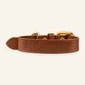 Basic Light Dog Collar | Brown Matte - PAW LONDON