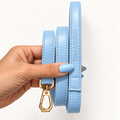 Basic Light Dog Leash | Baby Blue Matte - PAW LONDON