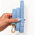 Basic Light Dog Leash | Sky Blue Textured