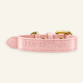 Basic Light Dog Collar | Soft Pink Glossy - PAW LONDON