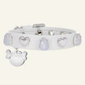 Bianca White Swarovski Dog Collar 💎 - PAW LONDON