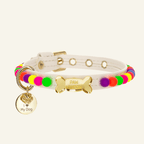 Bonibon Dog Collar | White 🎈 - PAW LONDON