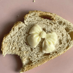 Bow Bone Dog Collar | Cream 🎀 (OLD BONE STYLE) - PAW LONDON