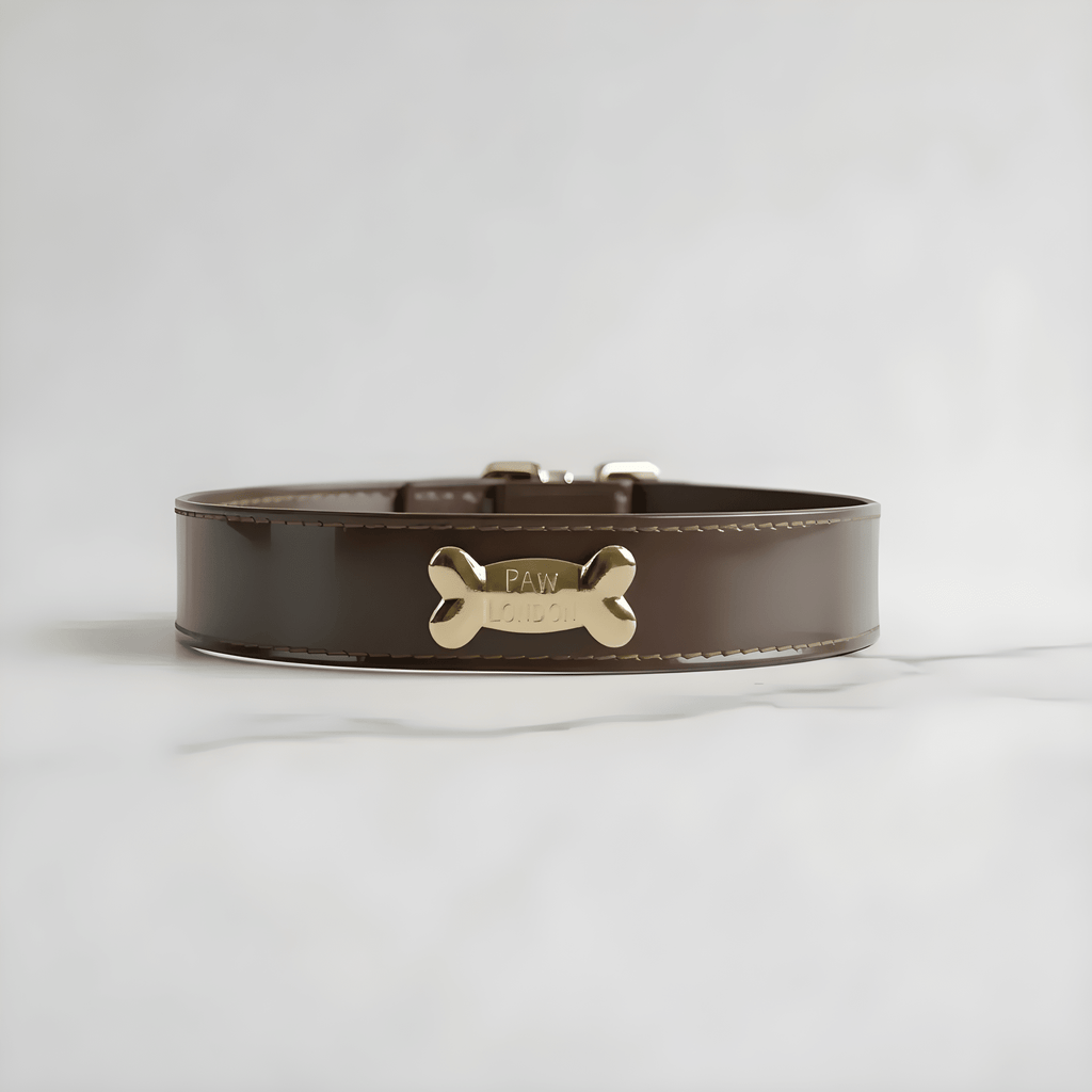 Cacao Dog Collar - PAW LONDON