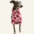 All Over Heart Dog Fleece 💓