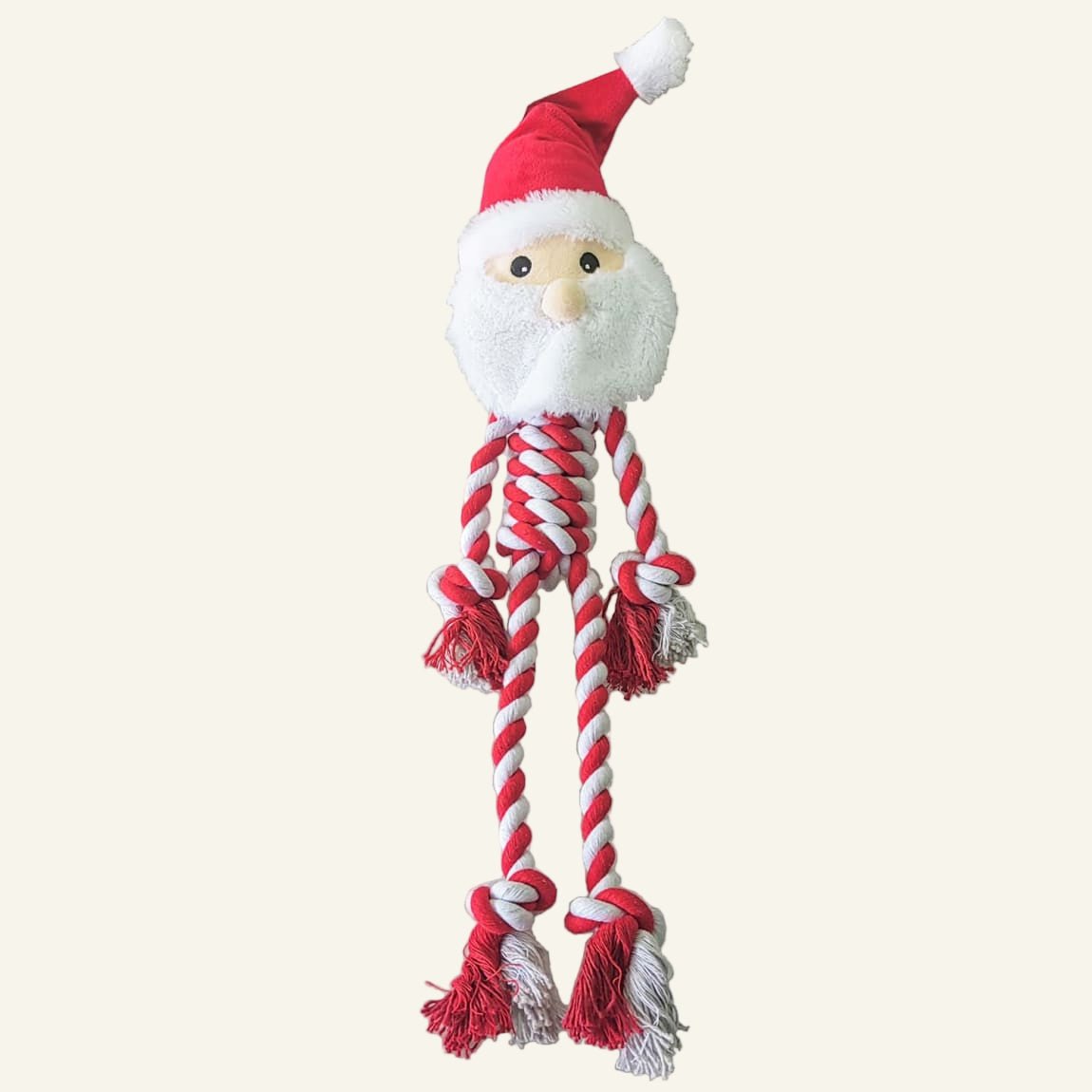 Christmas Rope Body Toy | Santa - PAW LONDON