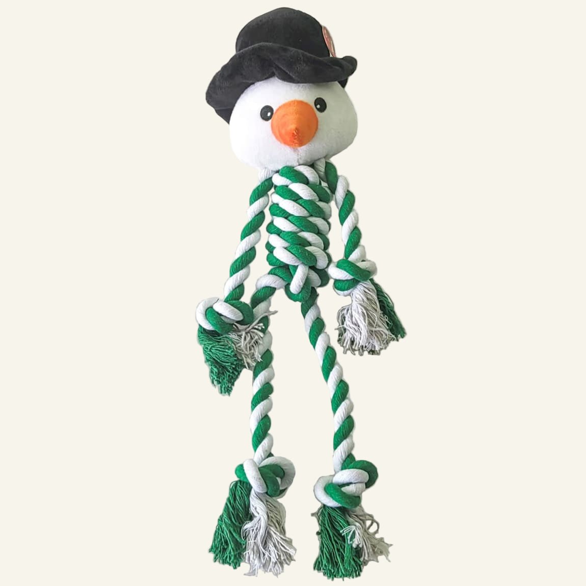 Christmas Rope Body Toy | Snowman - PAW LONDON