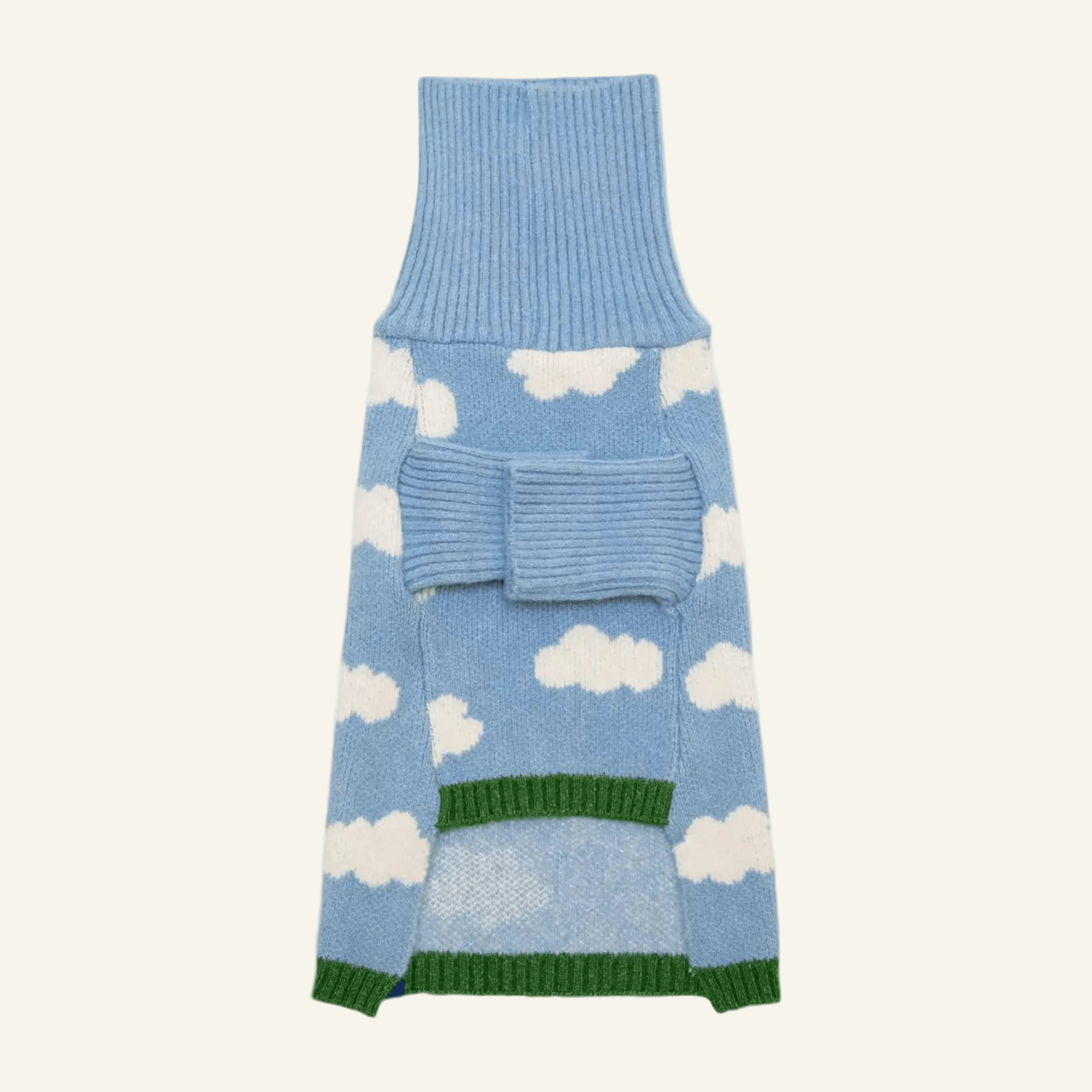 Cloud Theme Blue Soft Dog Sweater ☁️ - PAW LONDON