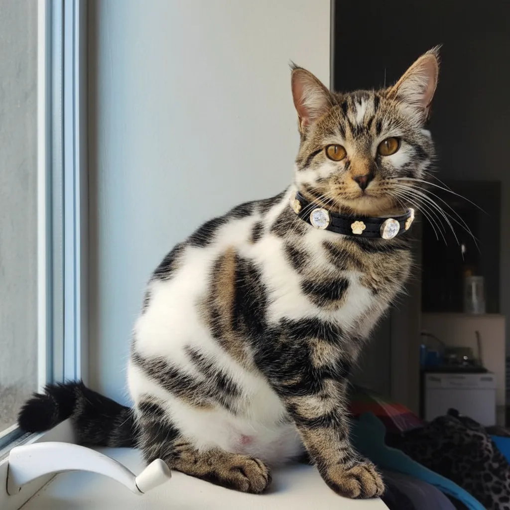 Alex Swarovski® Black Cat Collar