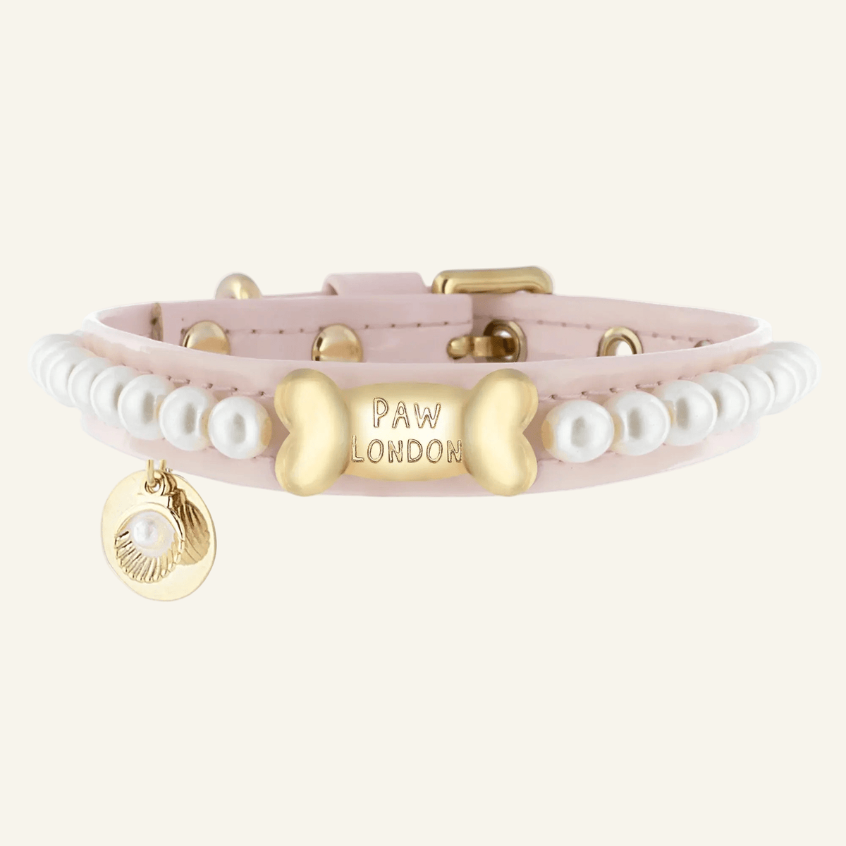 Diana Pearl Dog Collar Soft Pink 💘 - PAW LONDON