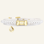 Diana Pearl Dog Collar White 🤍 - PAW LONDON