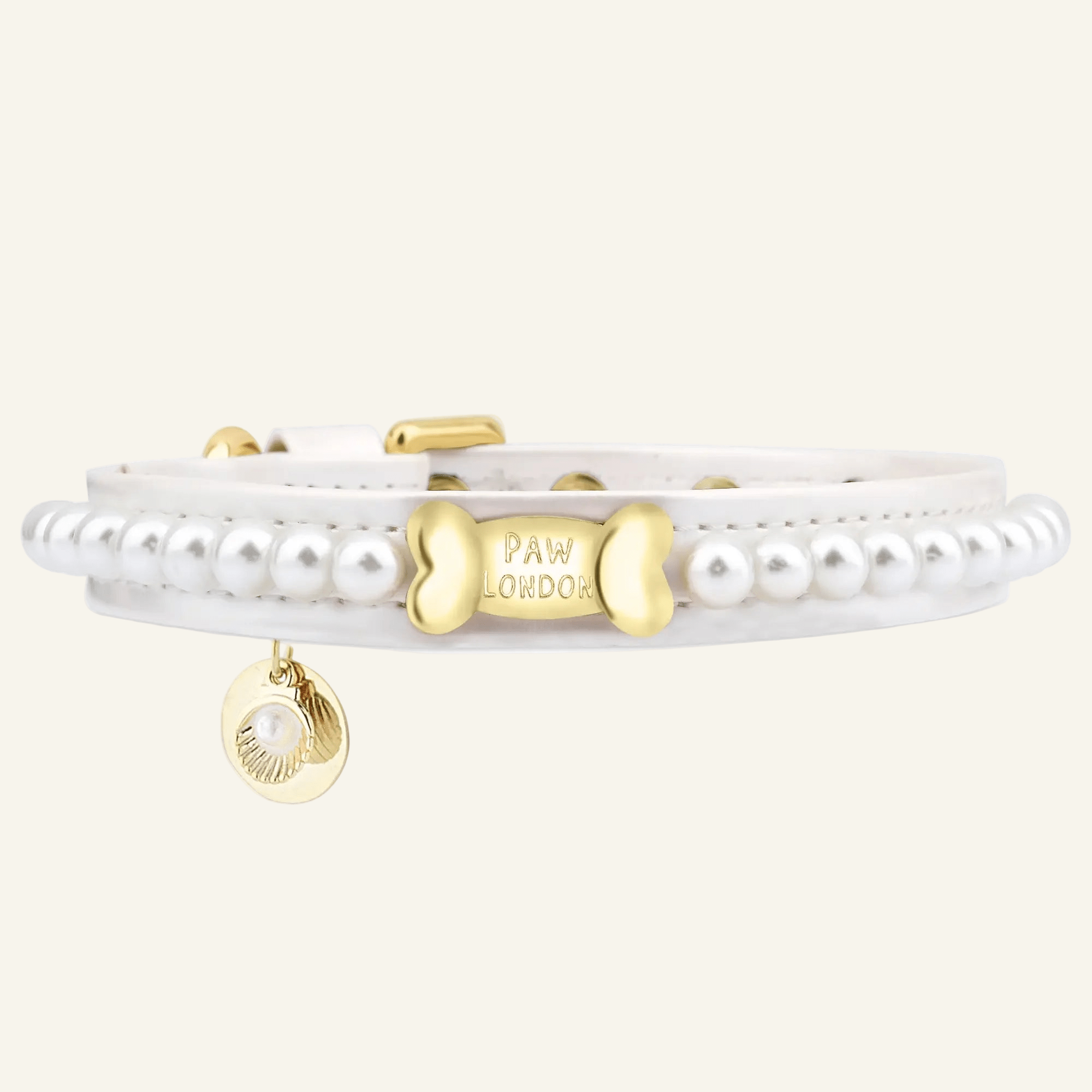 Diana Pearl Dog Collar White 🤍 - PAW LONDON