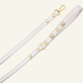 Diana Pearl Dog Leash | White 🤍 - PAW LONDON