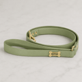 Dog Lead with Gold Plated Bone | Matcha - PAW LONDON