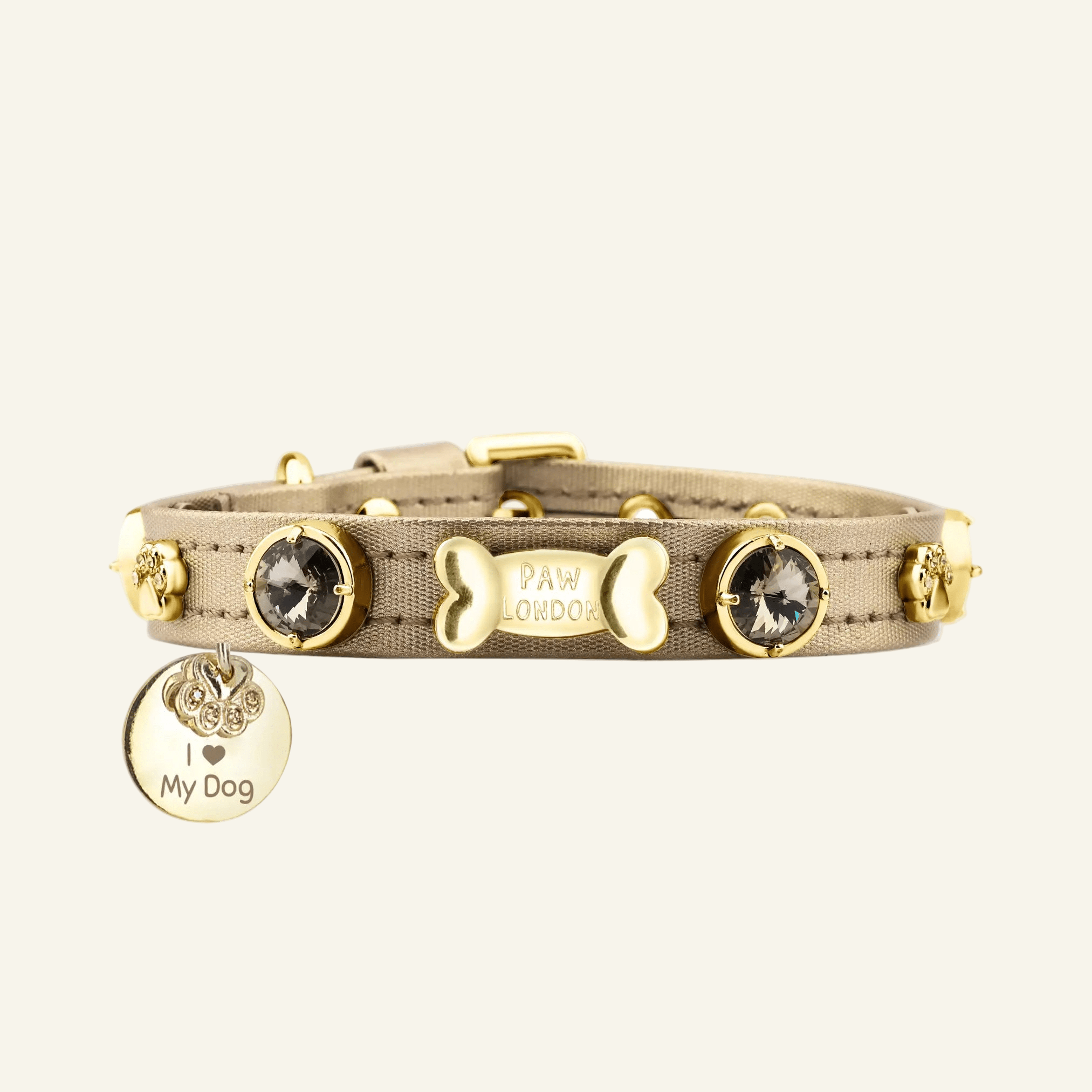 Elizabeth Gold Swarovski Dog Collar 💎 - PAW LONDON